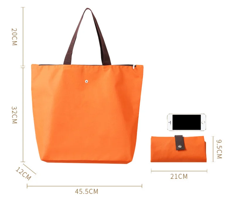 2024 hot selling Eco-friendly folding bag supermarket tote bag reusable shopping bag