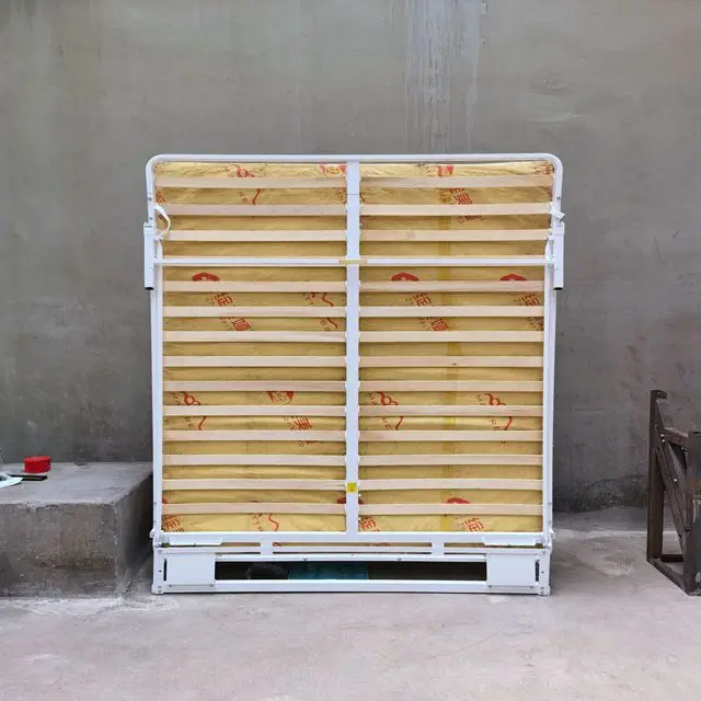 Next Murphy Wall Bed Can Be Mounted On The Wall And Closet With Slatted Vertical Bed Frame Bedroom Space Saving Furniture