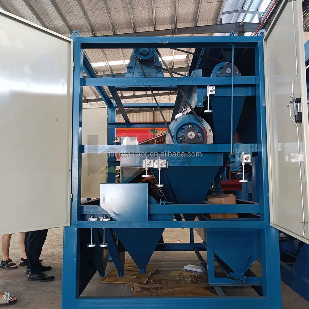 3-roller High Intensity Permanent Dry Magnetic Roll Separator for Ilmenite/zircon/tin ore separation