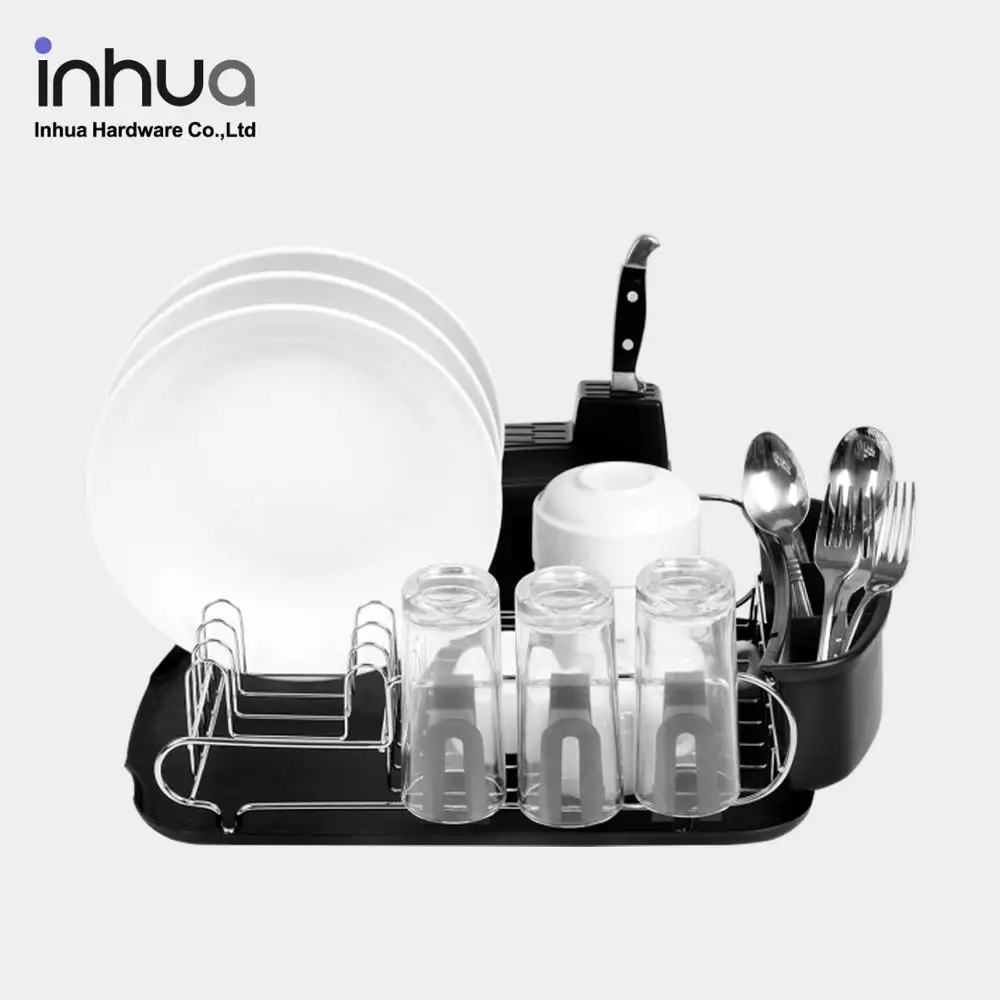 
Factory manufacturer amazon hot -sale single-layer kitchen stand stainless dish rack 