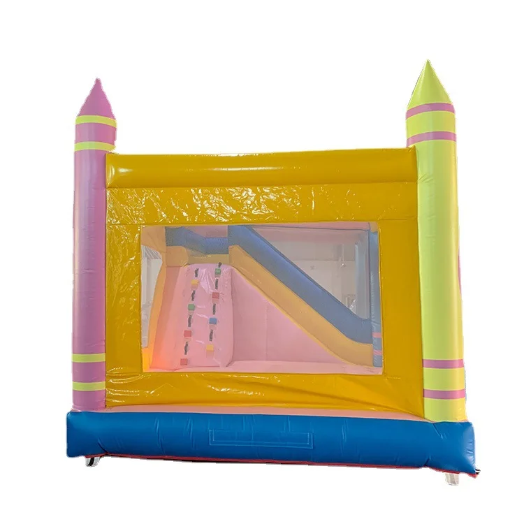 Commercial dry bouncer slide combo inflatable bouncy moonwalk jumping castle bounce house for kids adults
