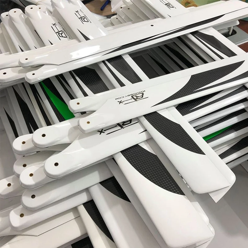 Factory wholesale main tail RC helicopter carbon fiber blade