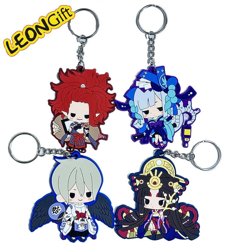 Custom Logo 2D & 3D Soft PVC Rubber Keychains 2D & 3D Metal Gift Anime Keychains Keychain