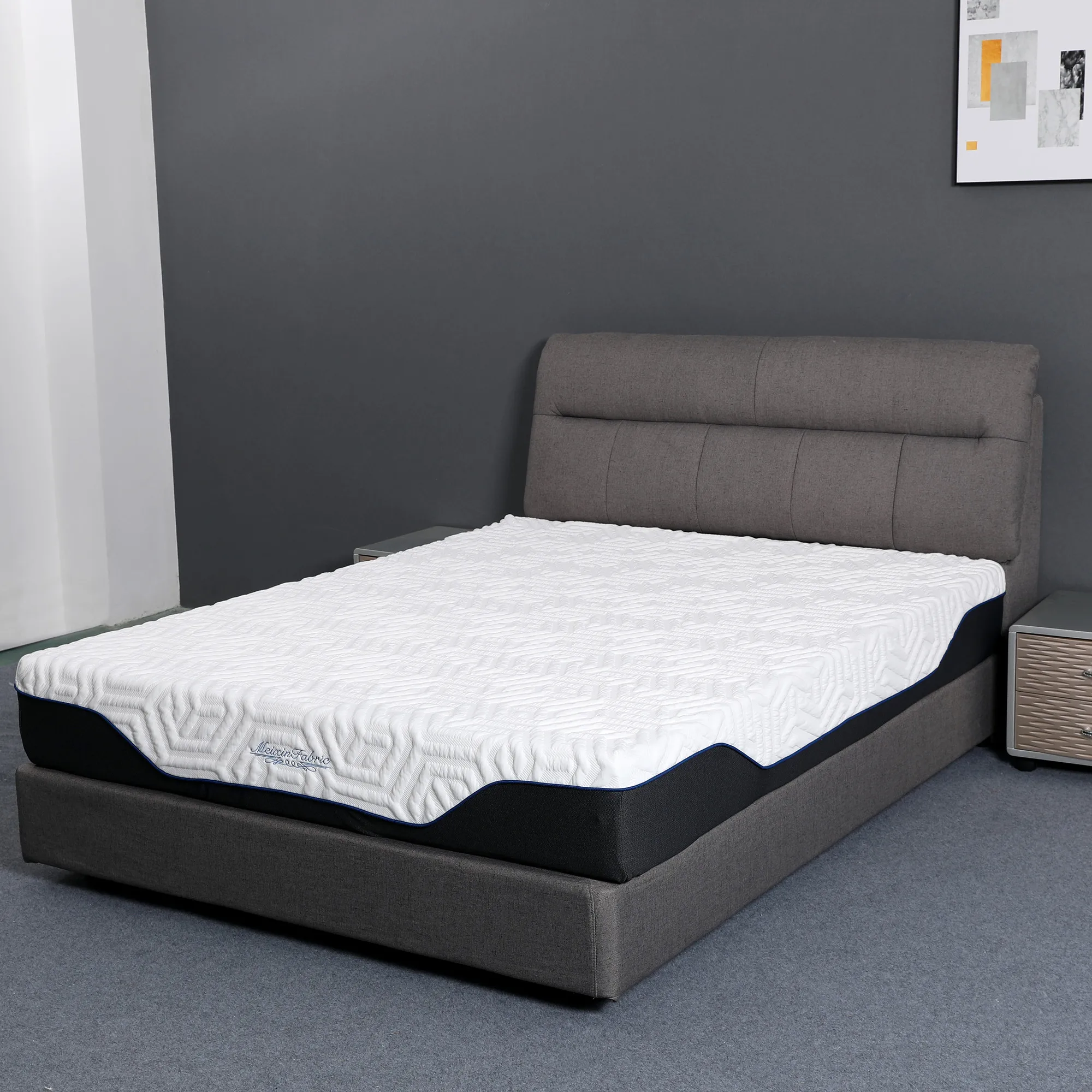 High quality bedbug proof  Queen Size Polyester Spandex   Mattress Cover Waterproof