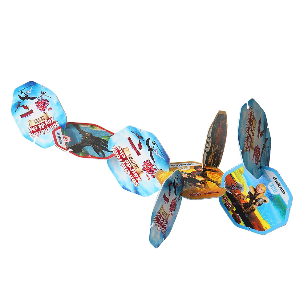 Food Company Promotion plastic cards Tazos Customized Printing  PP tazo card Tazos with Custom Design