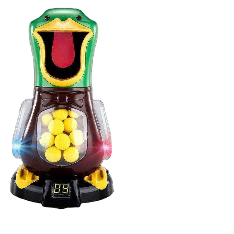 Children Shooting Toy Boy Competitive Game Cute Duck Props Soft Bullet Gun Toy Soft Bullet Gun Toys  Plastic Duck Shooting