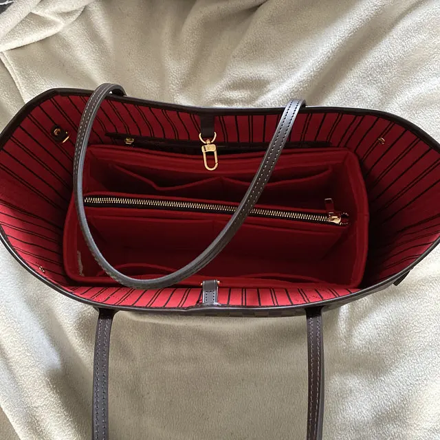 Customizable liner bags Organizer 3mm Felt handbag inserts for Tote