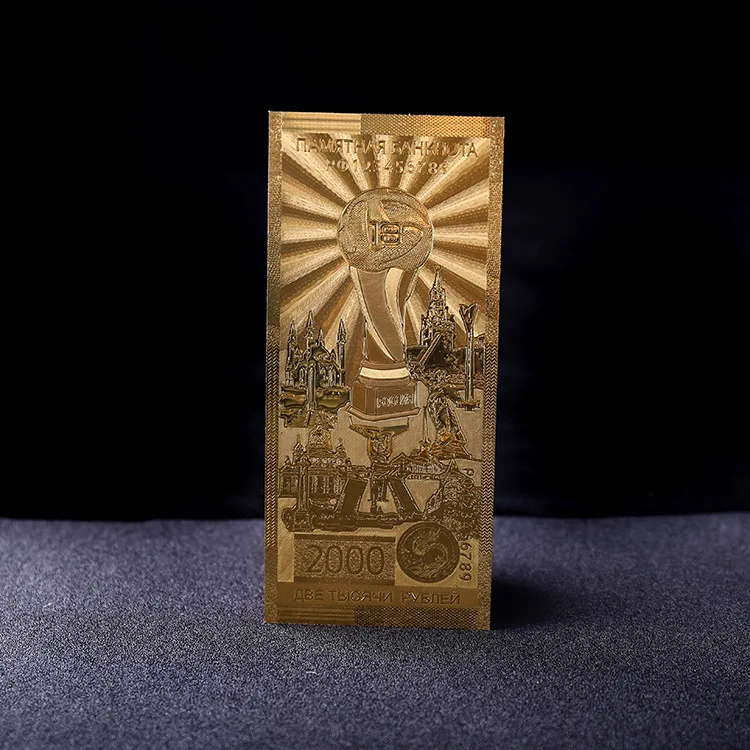 Рождественские подарки, 24K, Золотая фольга, металлическая бумага, деньги, золотой доллар, 1, 2, 50, 100 долларов США