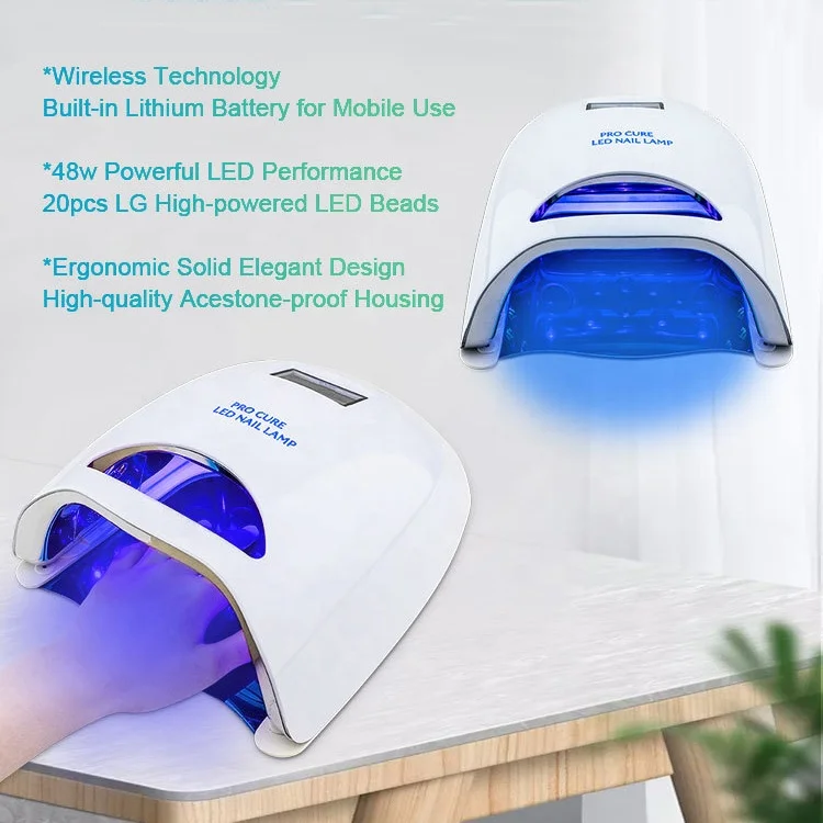 Wholesale 48W nail art machine competitive price uv led curing nail lamp for nails