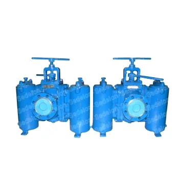 Дуплексный фильтр из углеродистой стали wcb DN80 10K PN10 фланец от производителя