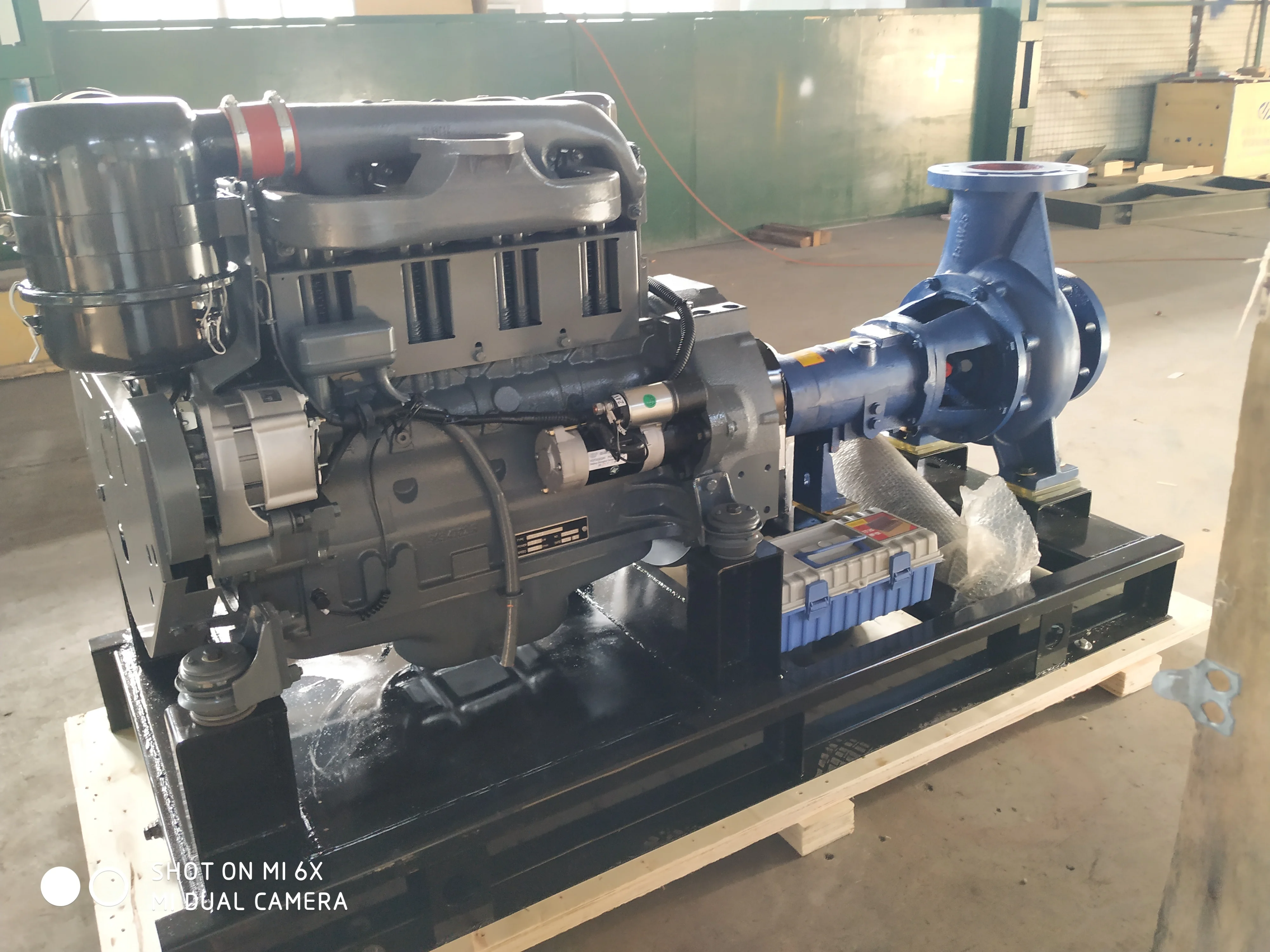 High Quality 6 Cylinder Deutz Air Cooled Diesel Engine Water Pump 8inch