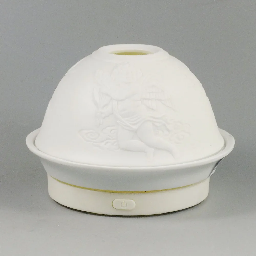 Luxury Fan Diffuser Aromatherapy Ceramic Electric Oil Diffuser Air Fresher