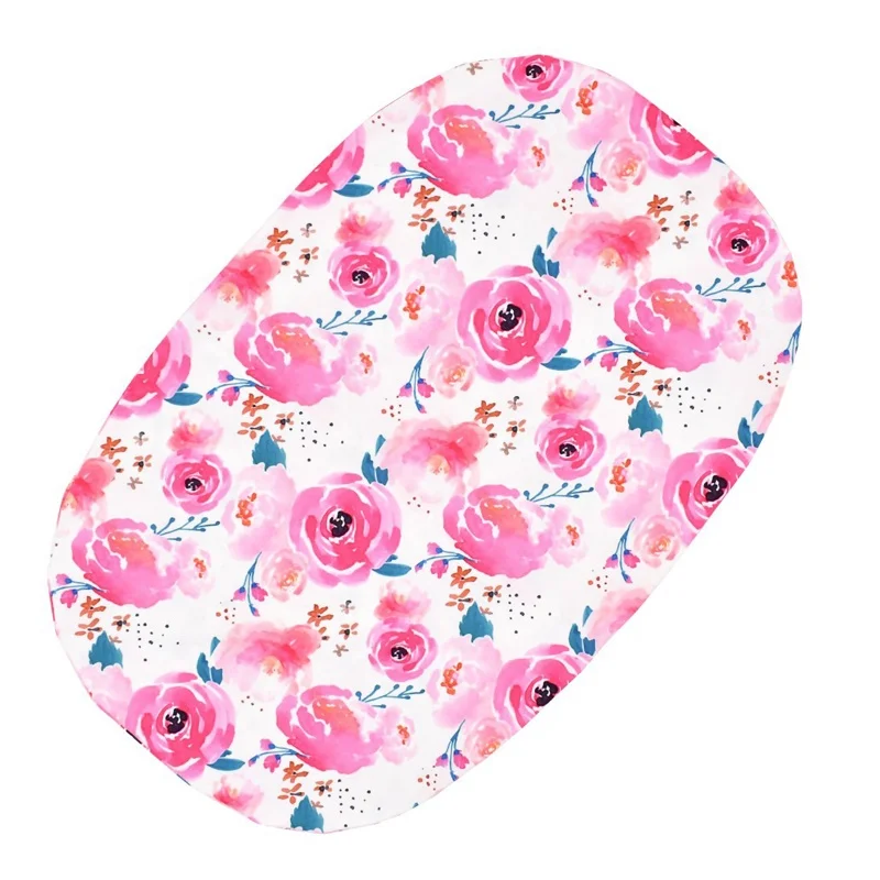 Comfortable Soft Stretchy Printed Baby Bed Cover Removed Baby Snuggle Nest Cover