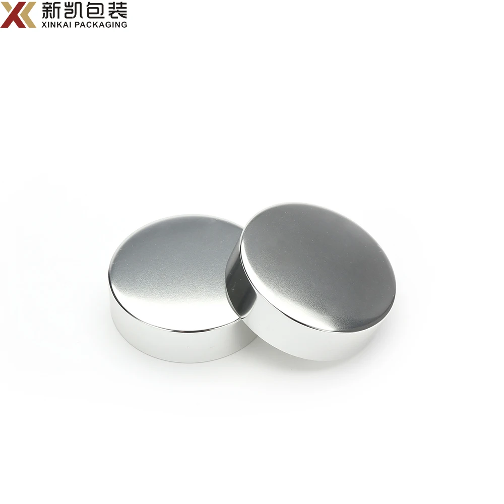Wholesale 38-400 45-400 53-400 63-400 70-400 89-400 Gold Silver Rose Gold Aluminum Metal Screw Lids Cosmetic Jar Cap Lids