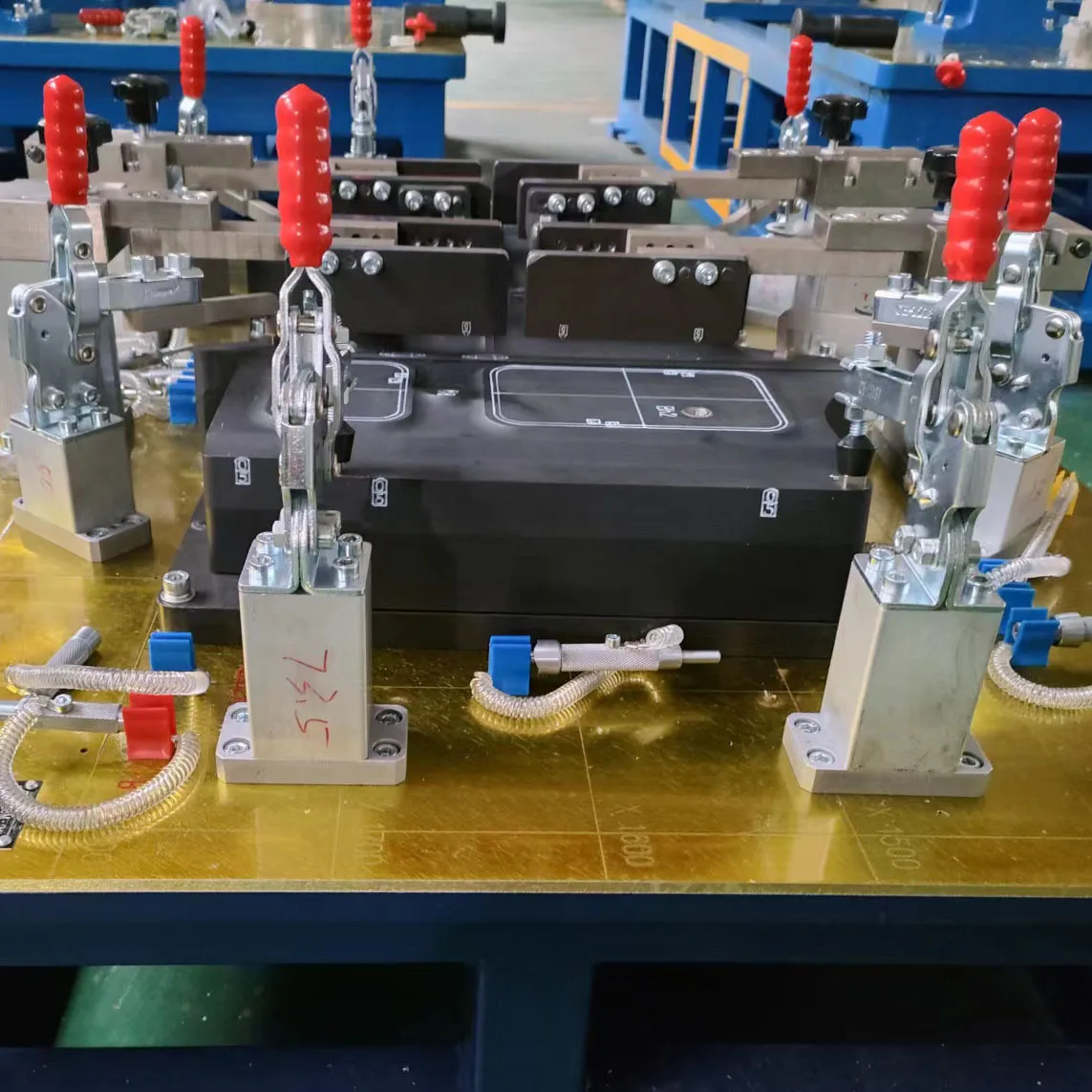 CNC machining Left Door Frame Inner Plate Support Plate Checking Fixture