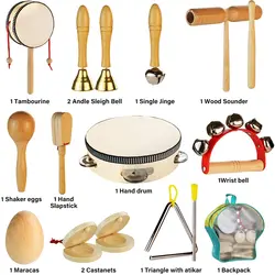 Factory customize High Quality Popular Wooden Music Set Factory OEM  Baby Wooden Toy