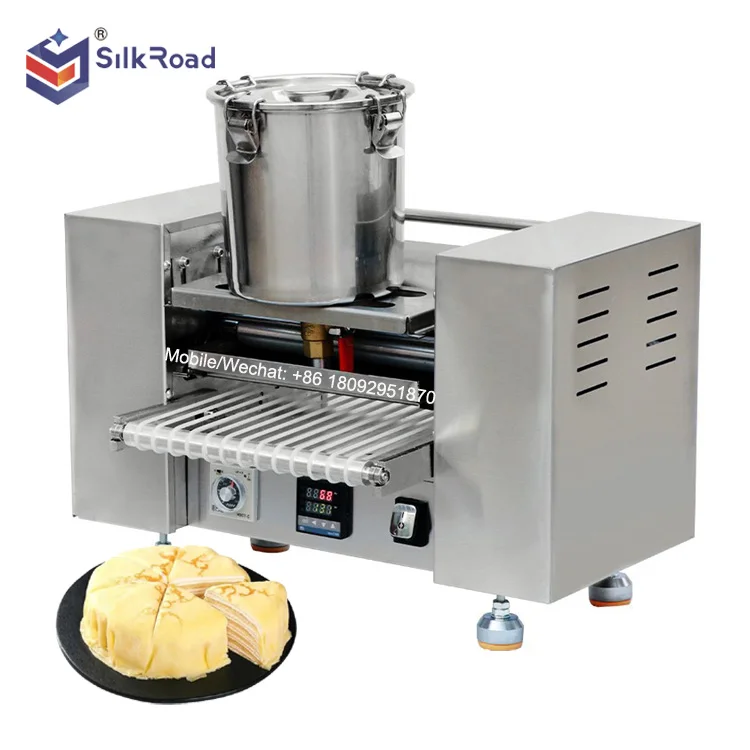Hot Sale egg crepe cake skin making machine