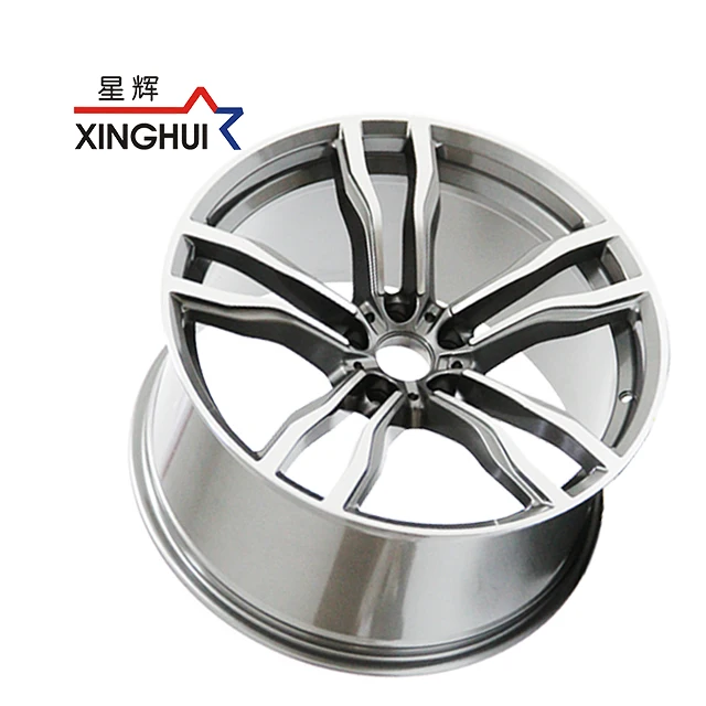 wheels 21 inch rines for BMW X6 gunmetal machine face concave 5 holes PCD 5x120 ET 52 alloy rims