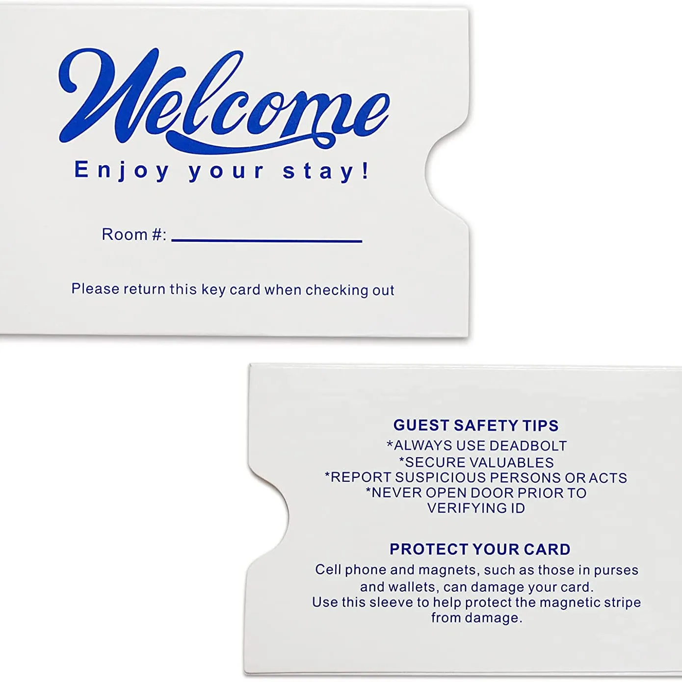 Wholesale Custom Printing Hotel & Motel Door Key cards Packaging Envelopes Holders RFID Key Card Paper Sleeves Covers
