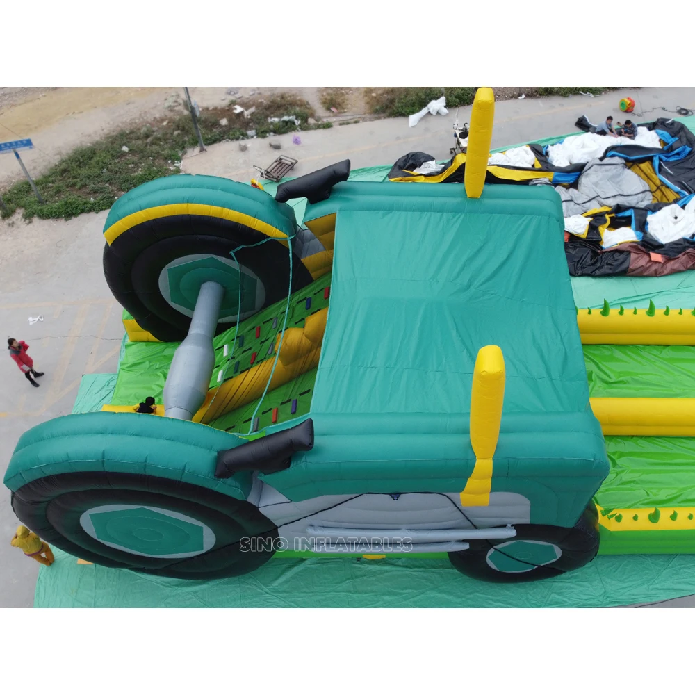 15x6 метров, гигантский надувной трактор коммерческого класса, горка для детей и взрослых из сверхпрочного материала от Sino, надувные лодки