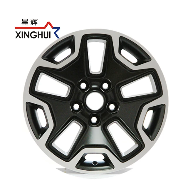 rines17 inch 4x4 rims concave black machine face 5 holes pcd 5x127 ET-13 SUV offroad car wheels