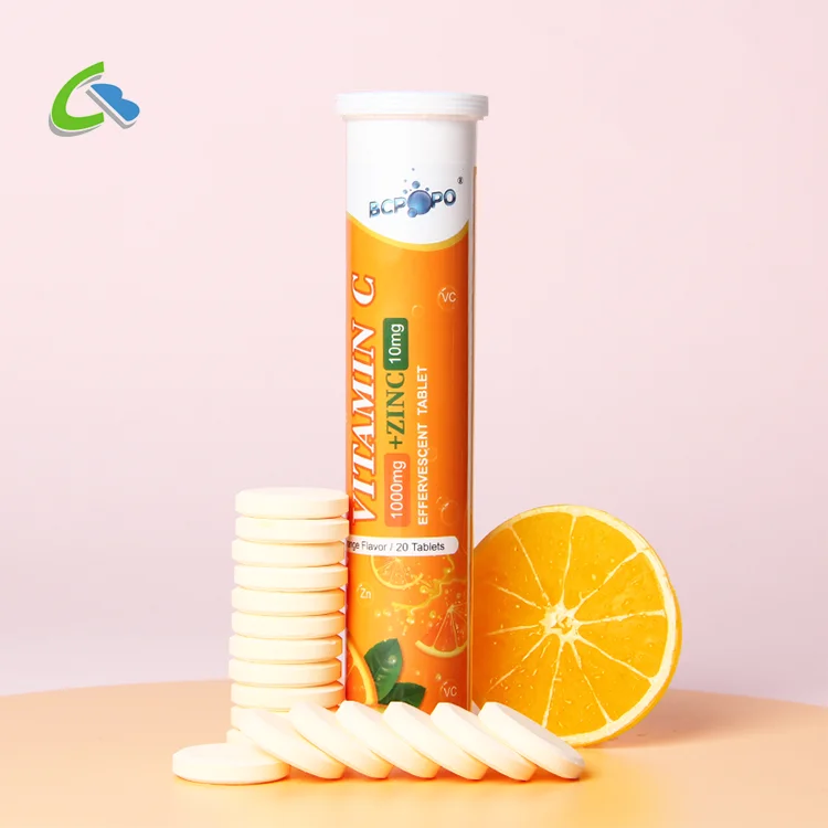 
vitamin c effervescent tablet 1000mg and Zinc effervescent tablets oem best vitamin c complex manufacturer 