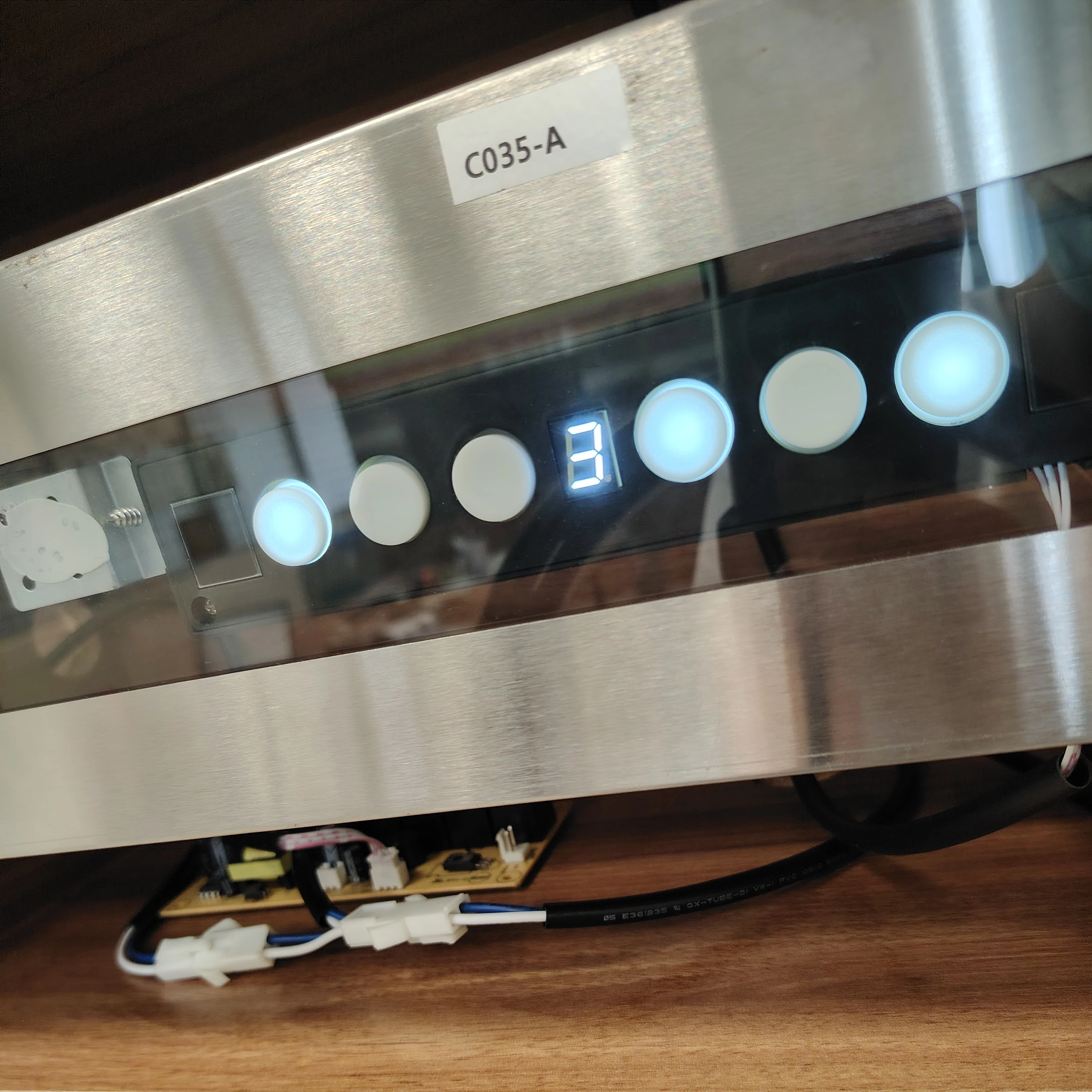 LCD сенсорный экран подсветка 3-скоростной надплитный вытяжной зонт управление кухня дымовой трубы печатной платы