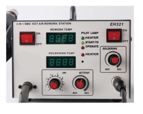 uni-t TOPLIA Smart Esd Digital pcb Rework Station 2-in-1 Professional Digital hot air and Soldering Station