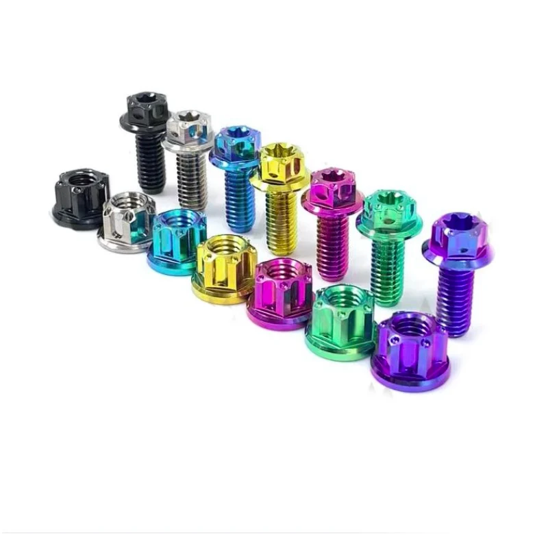 Motorcycle Rear Wheel Axle Cover Decorative Titanium Screws Bolts Protection Nut For XMAX250 XMAX300 XMAX