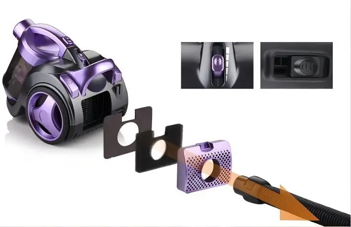 Vacuum & blow (2 in 1)  Bagless Cyclone  Vacuum Cleaner HEPA Filter Household Carpet Cleaning Machine Powerful Suction