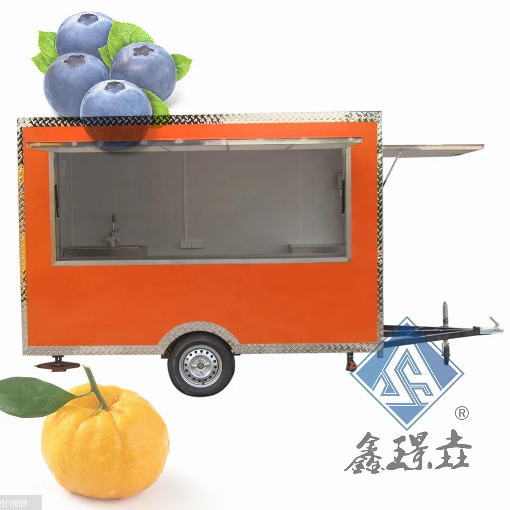 Trailer spherical food truck food truck for sale price food truck certified commercial equipment
