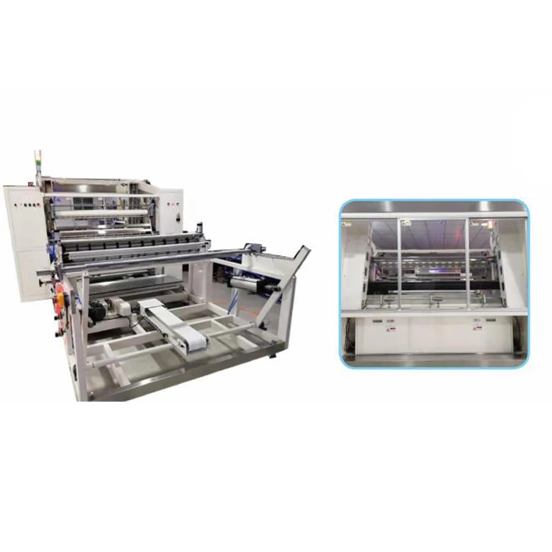 Fully Automatic Canister Wipes Wet Tissue Paper Rewinding Machine With Good Servo Motor