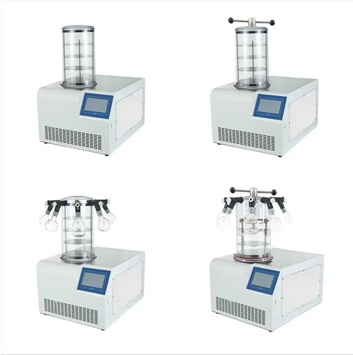 Comprehensive Stainless Steel Freezer Dryer with Vacuum Chamber Lab Lyophilizer