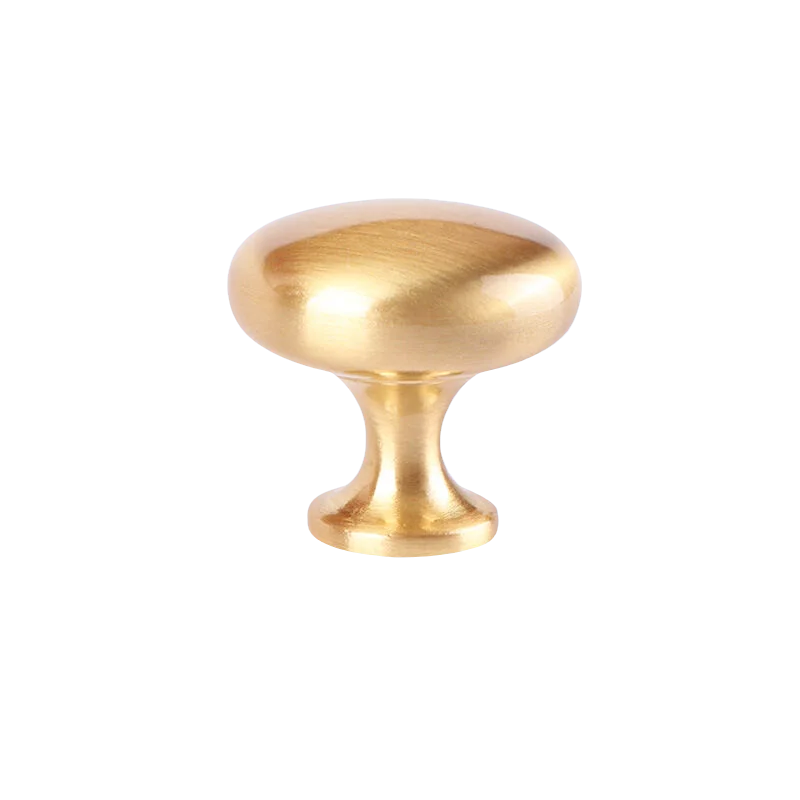 Modern Furniture Handle Pure Copper Gold Small Knob Furniture Kitchen Drawer Dresser Brass Pull Handle For Customized Size