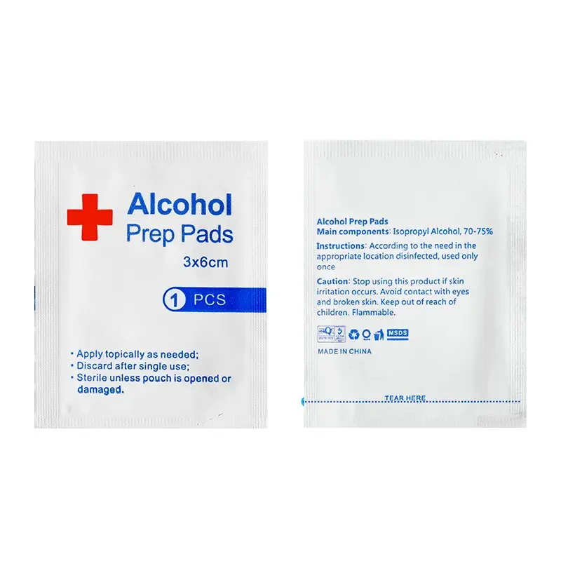 Non-Woven Fabric Customized 70% Isopropyl Alcohol Pad Medical Wipes