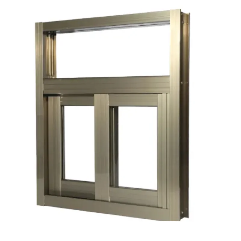 Hot sale tempered glass energy efficient Low price new products low-e glass double glazed aluminum sliding windows
