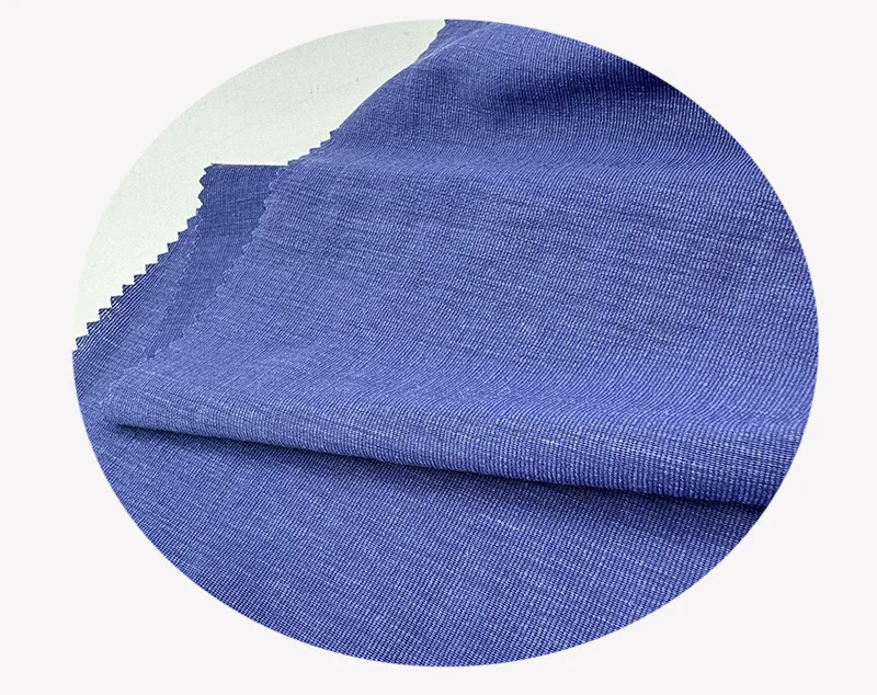Factory Stock Wholesale Hemp Fabric 46.5%H 35.8%N 17.7%B  knitted fabric for Garment fabric for summer