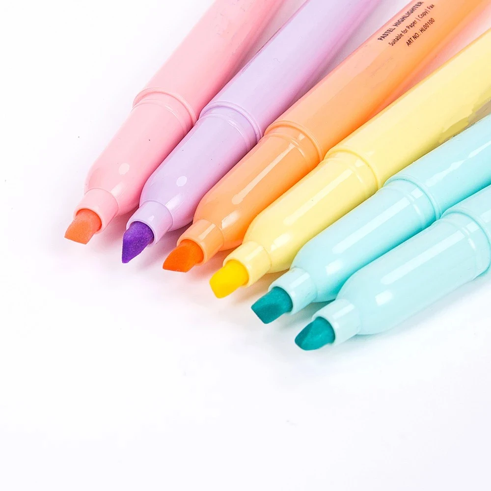 Liquid Fluorescent Brightly Colored Permanent Highlighter Pen