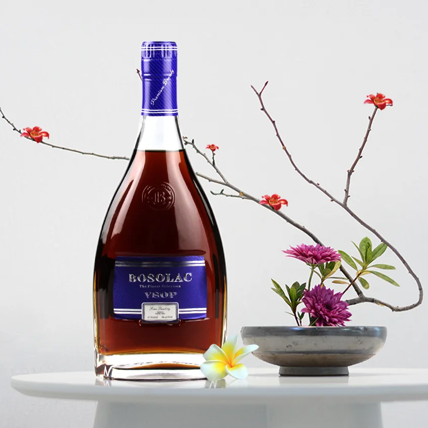 40%vol strong alcoholic beverages,Brandy or Whisky OEM produced, VSOP pure grape brandy