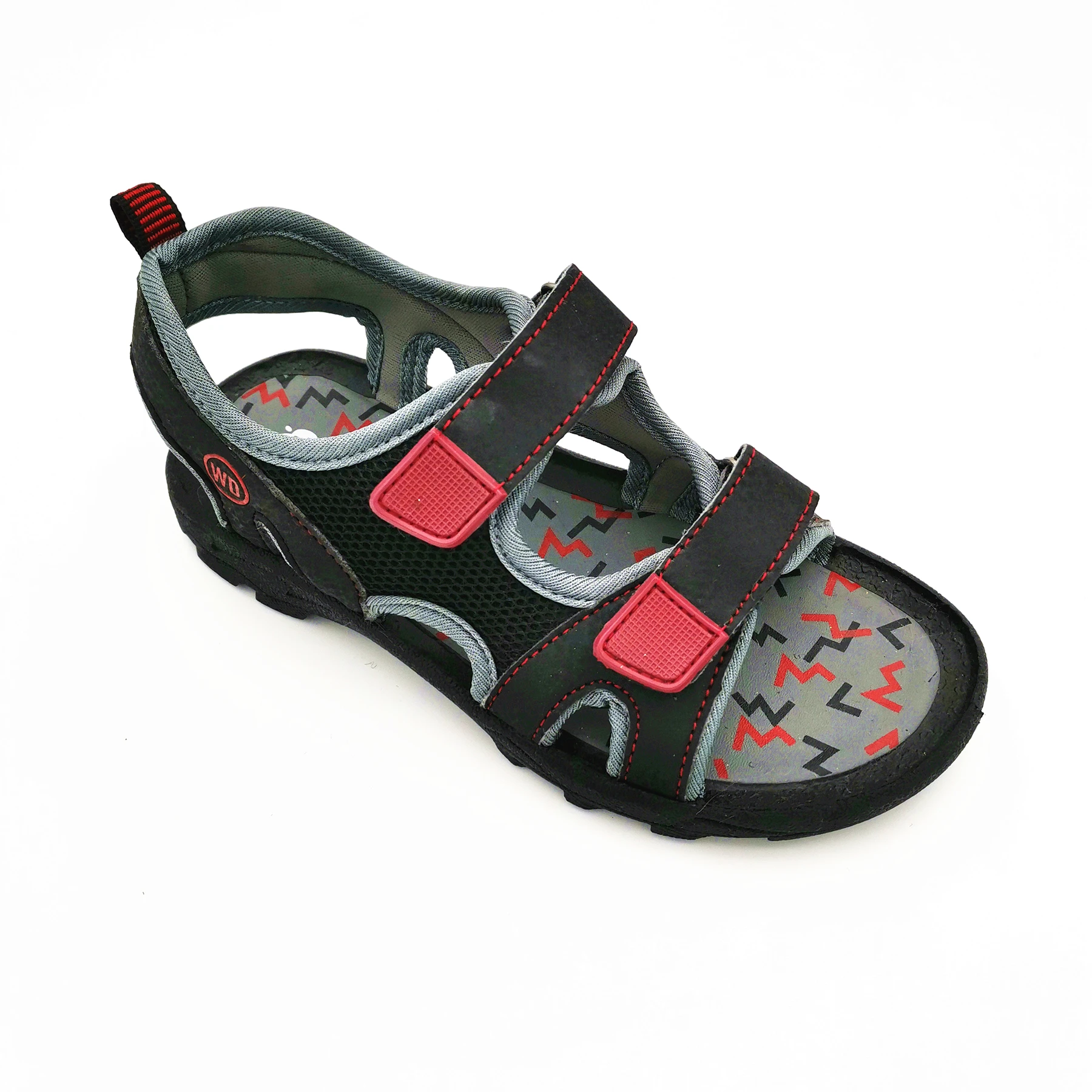 2020 Newest Non-Slip Hook&Loop Metal Button Men Sports Sandals