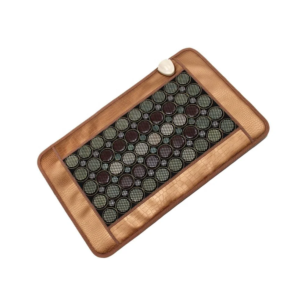 Матрас с инфракрасным подогревом PEMF, матрас из натурального нефрита, турмалиновая Подушка, Нефритовый коврик для здоровья с электрическим подогревом