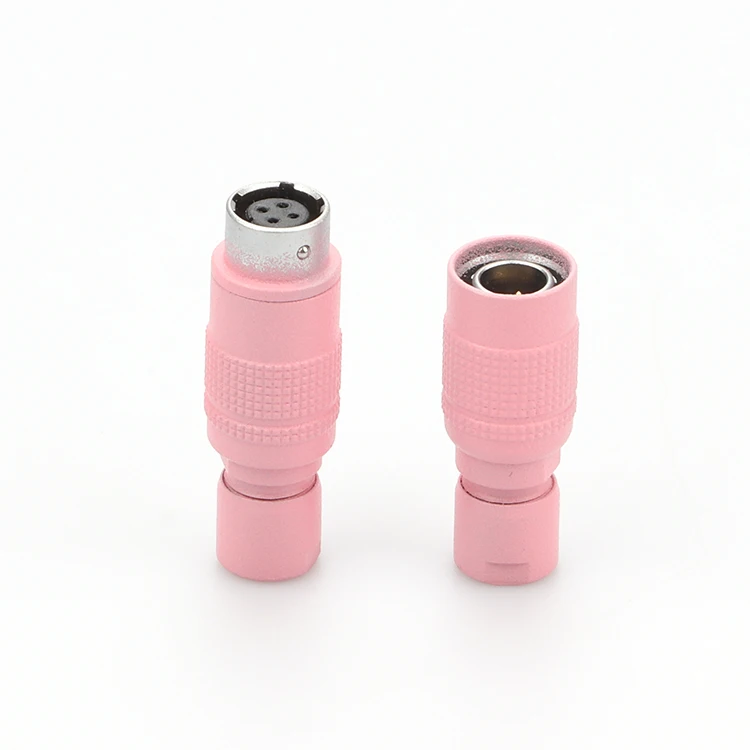 Pink YC8 4pin Connector Male Female Mini Push Pull Connector Detachable Connector