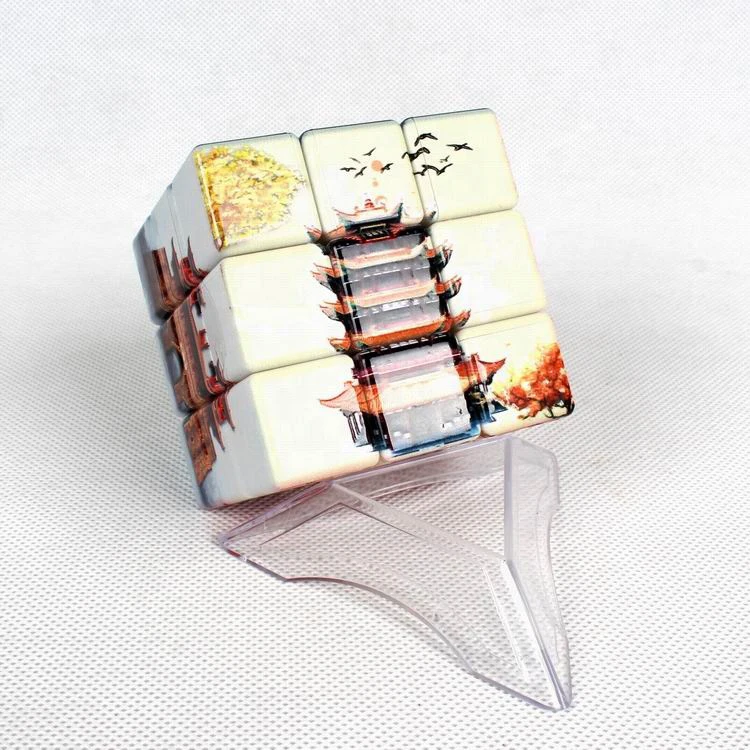Hot Sale spin Cubes Stress Reliever Toy High Speed  3x3 Magic Cube for Brain Training