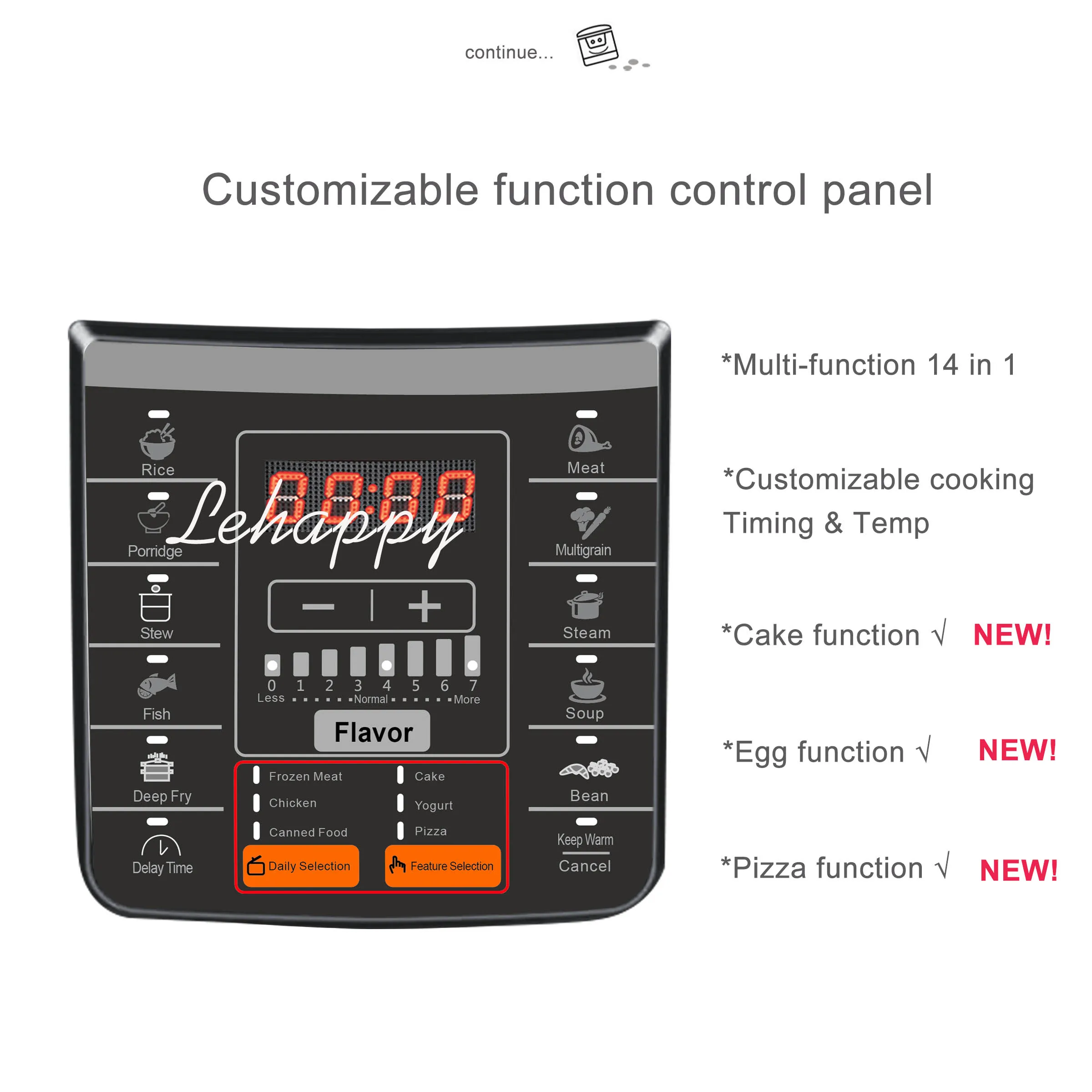 Big Programmable Hawkins stainless steel Electric Pressure rice Cooker in hot Selling