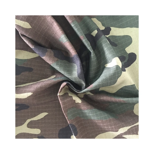 Nylon printed cotton camouflage fabric