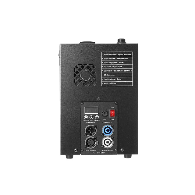 Popular Spark Machine Fireworks Waterfall Cold Spark Fountain Machine Wedding With Flight Case