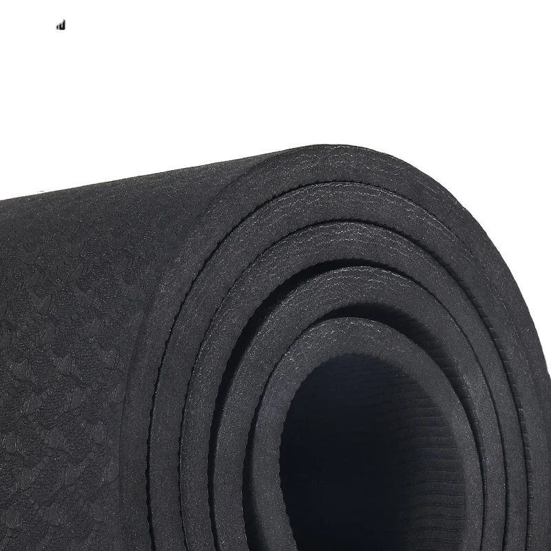 Экологичный коврик для упражнений для фитнеса для мужчин, коврик для йоги из термопластичного эластомера высокой плотности
