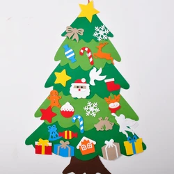 Оптовая продажа фетровая Рождественская елка фетровая рождественская подвеска рождественские подарки, увеличение способности детей