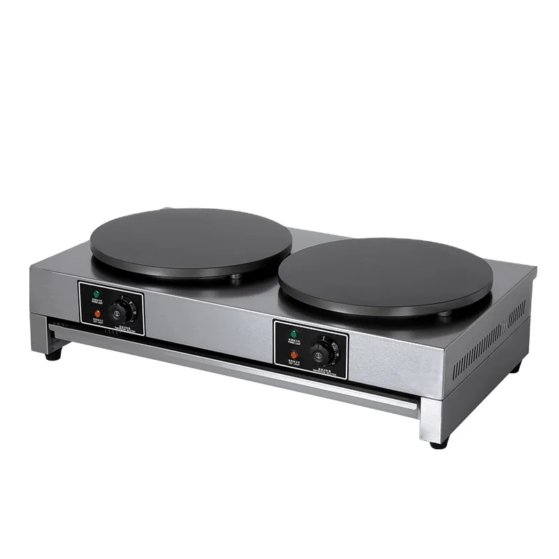 Двойная тарелка, коммерческая настольная блинная машина, электрическая блинница