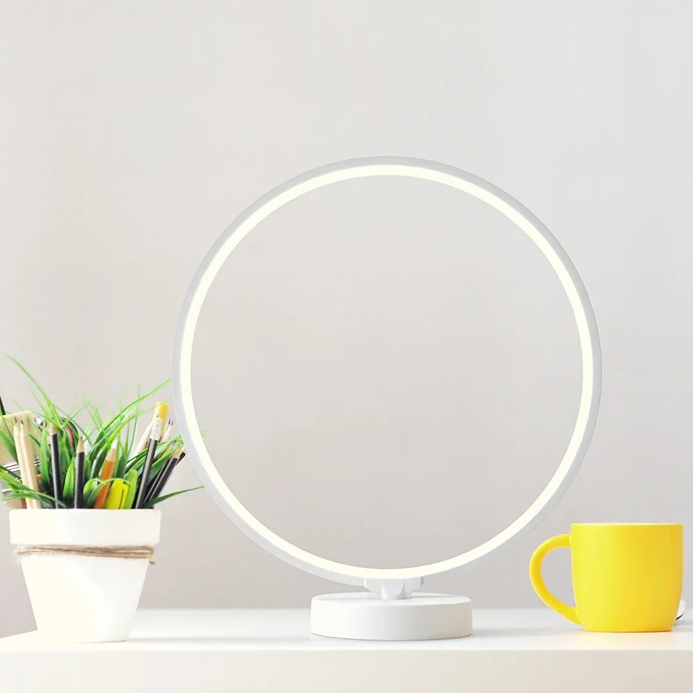 
Nordic 8Watt Circle Design Adjustable Colorful RGBW table lamp in stock 